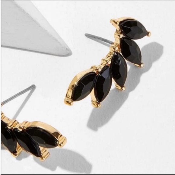 NWOT Nightfall Black Crawler Earrings - Picture 2 of 4